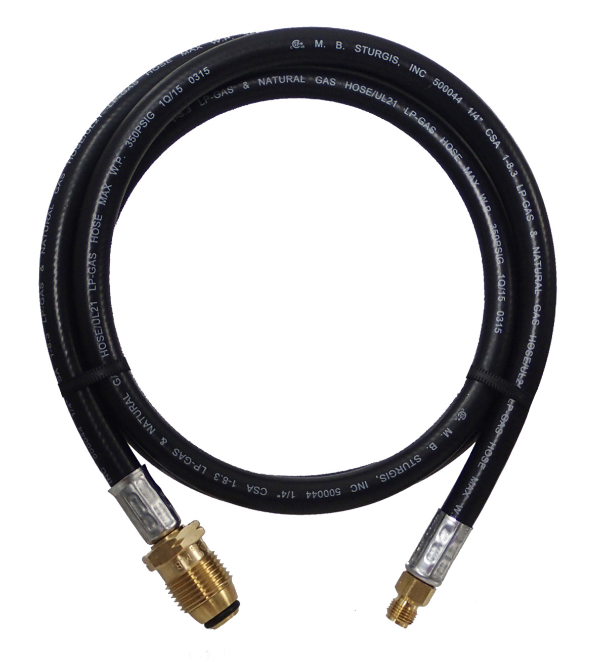 PIGTAIL MALE POL TO MALE POL PIG TAIL PROPANE LPG BBQ GRILL RUBBER HOSE 350PSI 