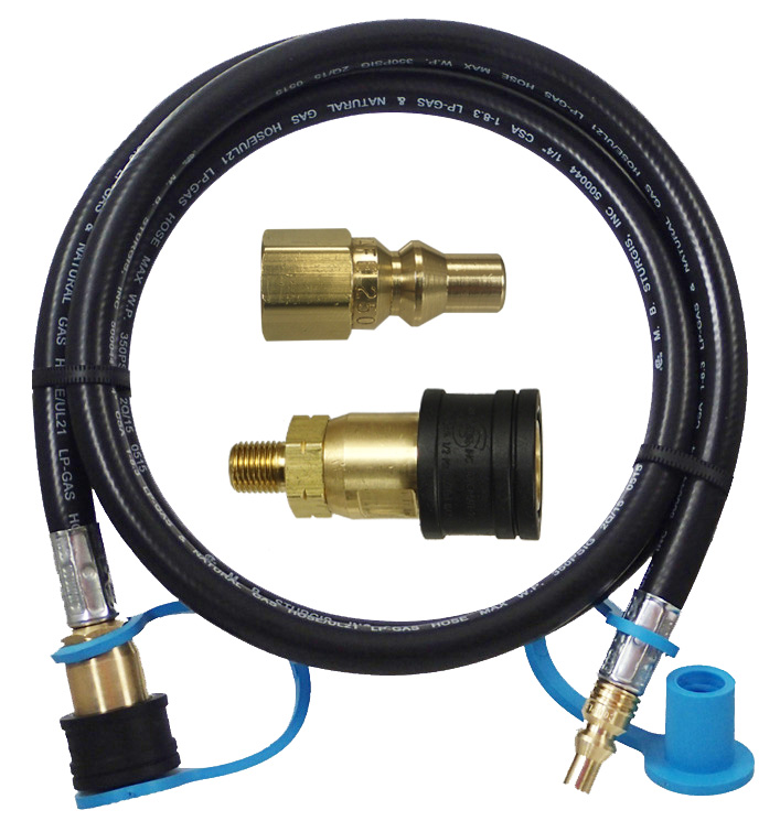 QUICK CONNECT LPG COUPLING DISCONNECT  THE HOSE FROM WEBER Q BBQs  HEATER